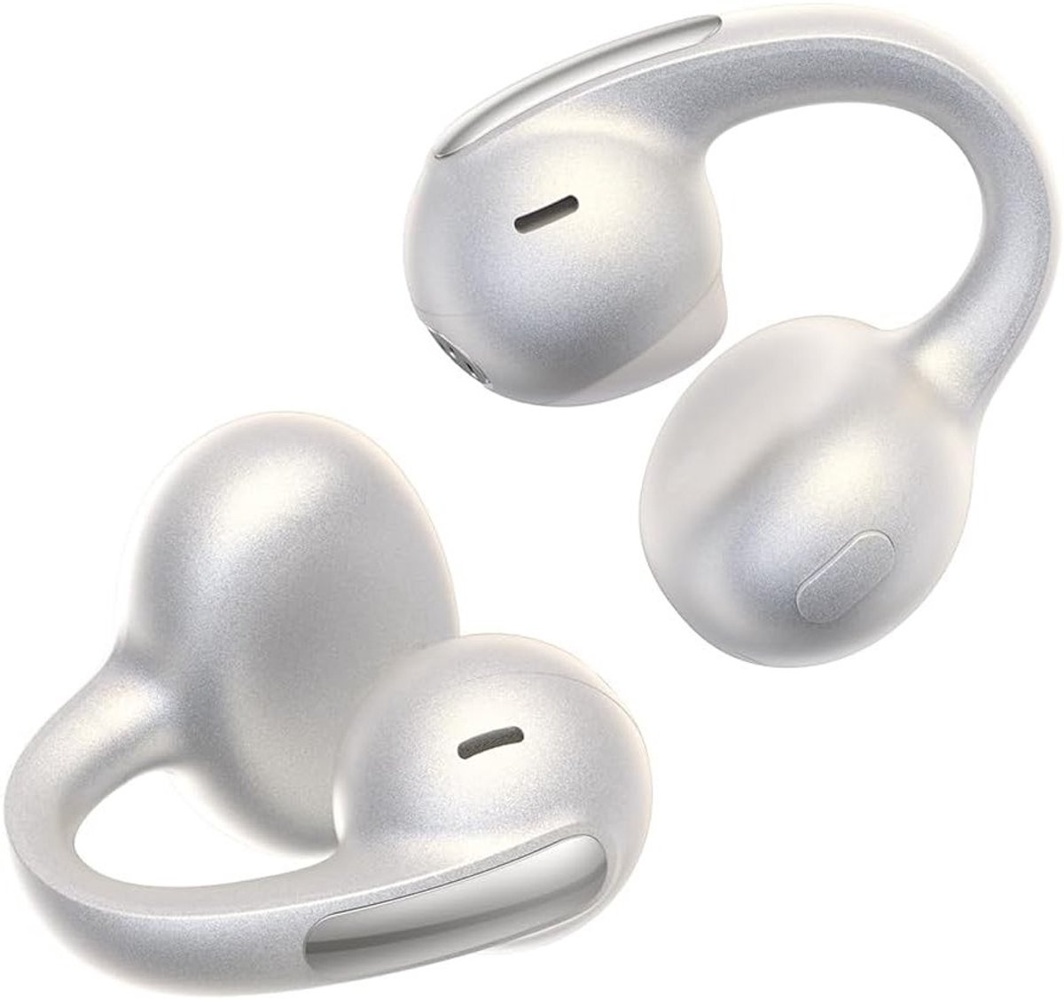 Open Ear Hoofdtelefoon met Oorklem, Indrukwekkend Geluid, Adaptieve Bass Boost, Bluetooth 6.0, Ruisonderdrukking, IP67 Waterdicht, 40U Batterijduur, Lichtgewicht en Draadloos