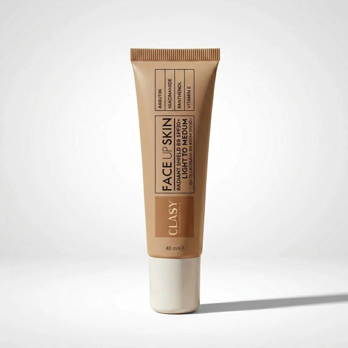 Clasy Care Face Up Skin BB Cream SPF30+ Light to Medium – Egaliserend & Hydraterend 40ml