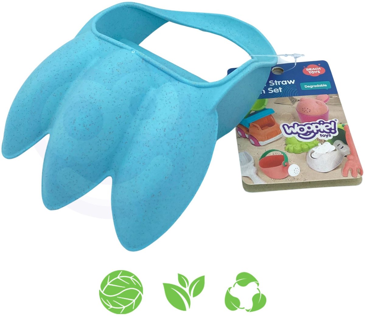 WOOPIE GREEN Claws Zandspatel BIOLOGISCH AFBREEKBAAR BIOLOGISCH MATERIAAL