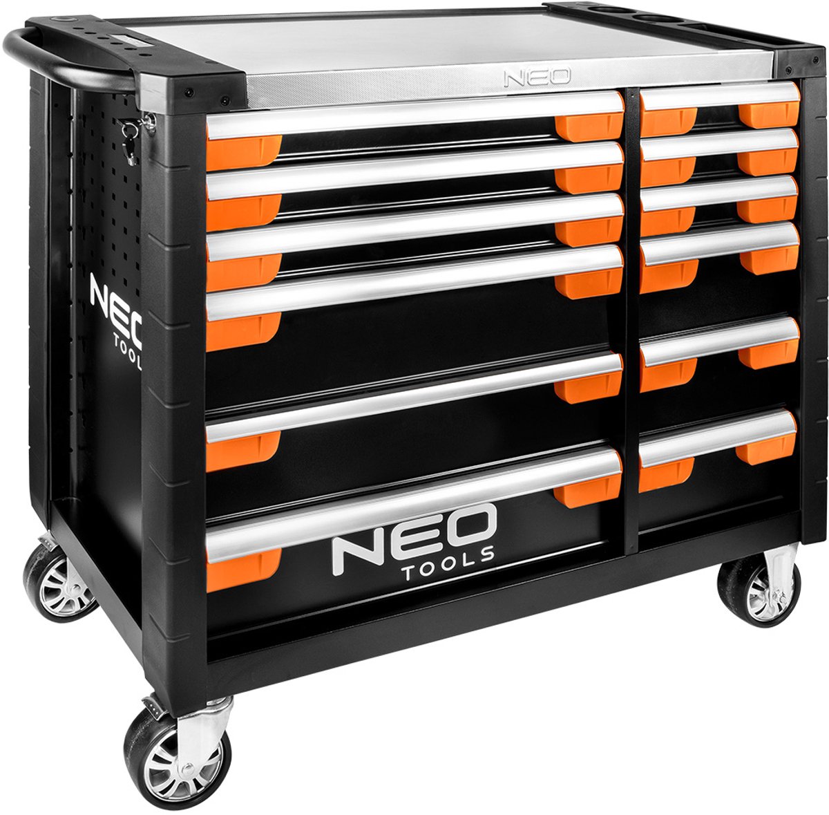 Werkplaatskast PRO NEO met 12 beladen - 110,5cm breed