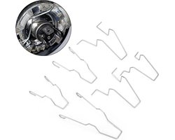 Koplamp Veerklem Set - Lamp Clips - Auto Onderhoud - Universele Pasvorm - 6 Stuks - Metaal