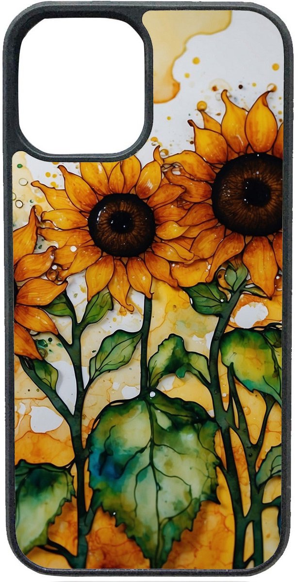 Telefoonhoesje - 3 ZONNEBLOEMEN - Iphone 17 Pro