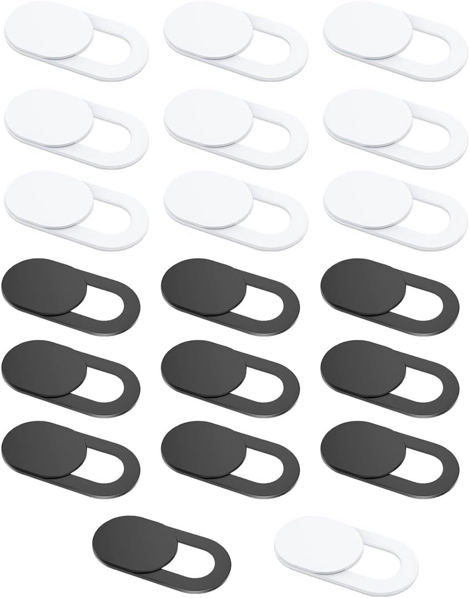 Webcam Afdekking - Privacy Sticker - Bescherming Camera - Ultradun Ontwerp - 20 Stuks