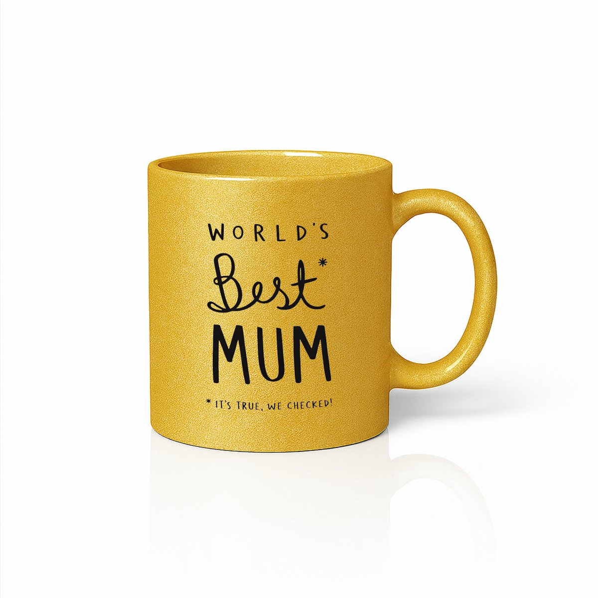 Luxe Gouden World's Best Mum Mok - Premium Moederdag Cadeau - 330ml Keramische Koffiebeker
