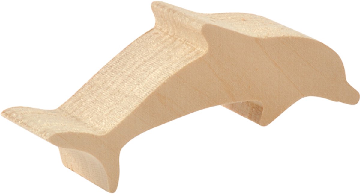 Eduplay houten speelgoed zeedieren set - 3 stuks - creatief knutselen.