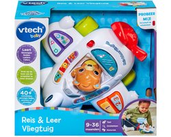 VTech Baby - Reis en Leer Vliegtuig - Educatief Speelgoed - Speelgoed van 1 tot 3 jaar - Nederlands Gesproken