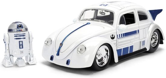 Star Wars - R2-D2 & Volkswagen Drag Beetle - Diecast - Jada - Schaal 1:24