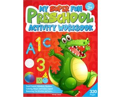 My Super Fun Preshool Activity Workbook for Children