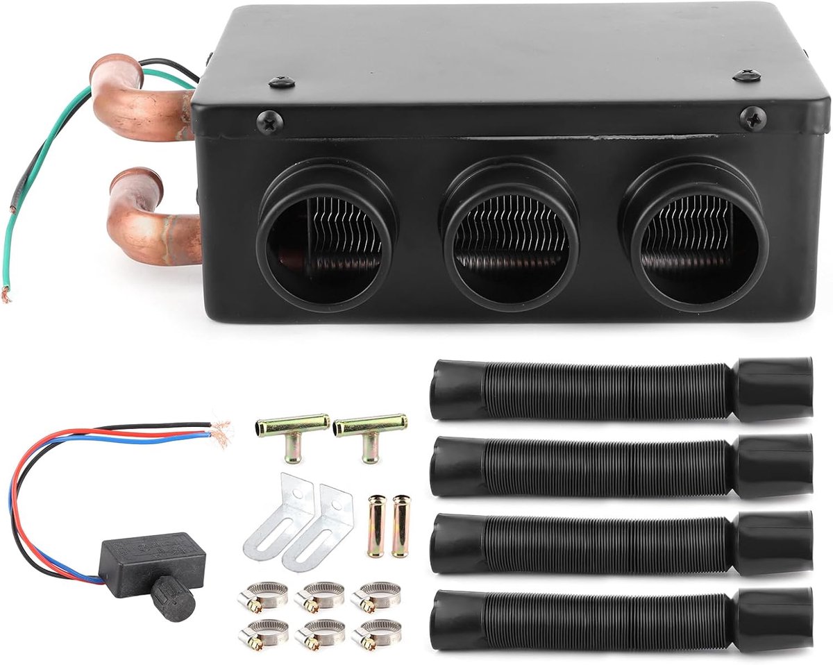 Auto Ontdooier - Autoverwarming - Snelle Verwarming - Laag Geluidsniveau - 12V 50W - Zwart