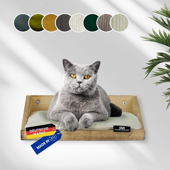 PawHut Katzen Kletterwand, Katzenliege für die Wand
