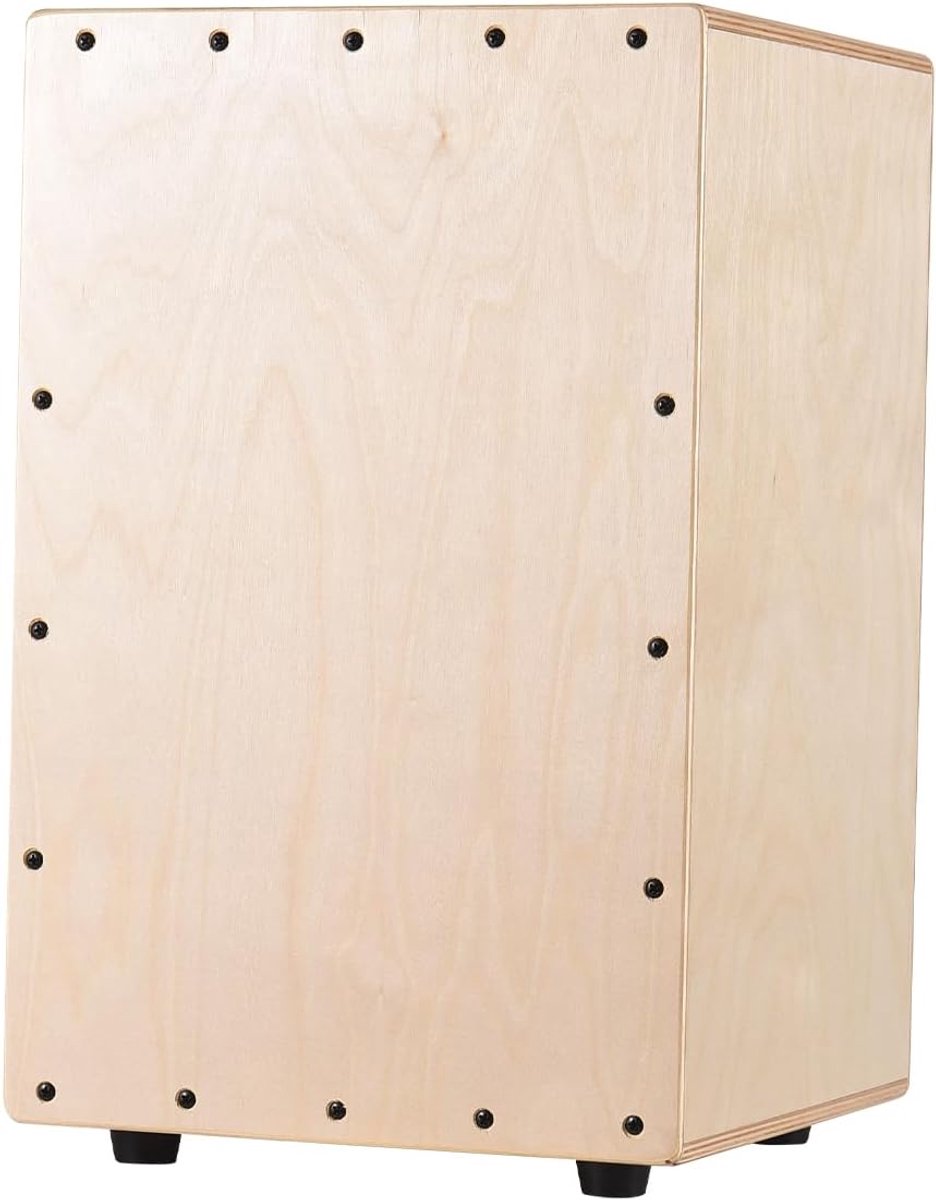 Houten Trommel - Percussie Instrument - Muziek Maken - Glad Glanzend Oppervlak - 51x33x32 cm