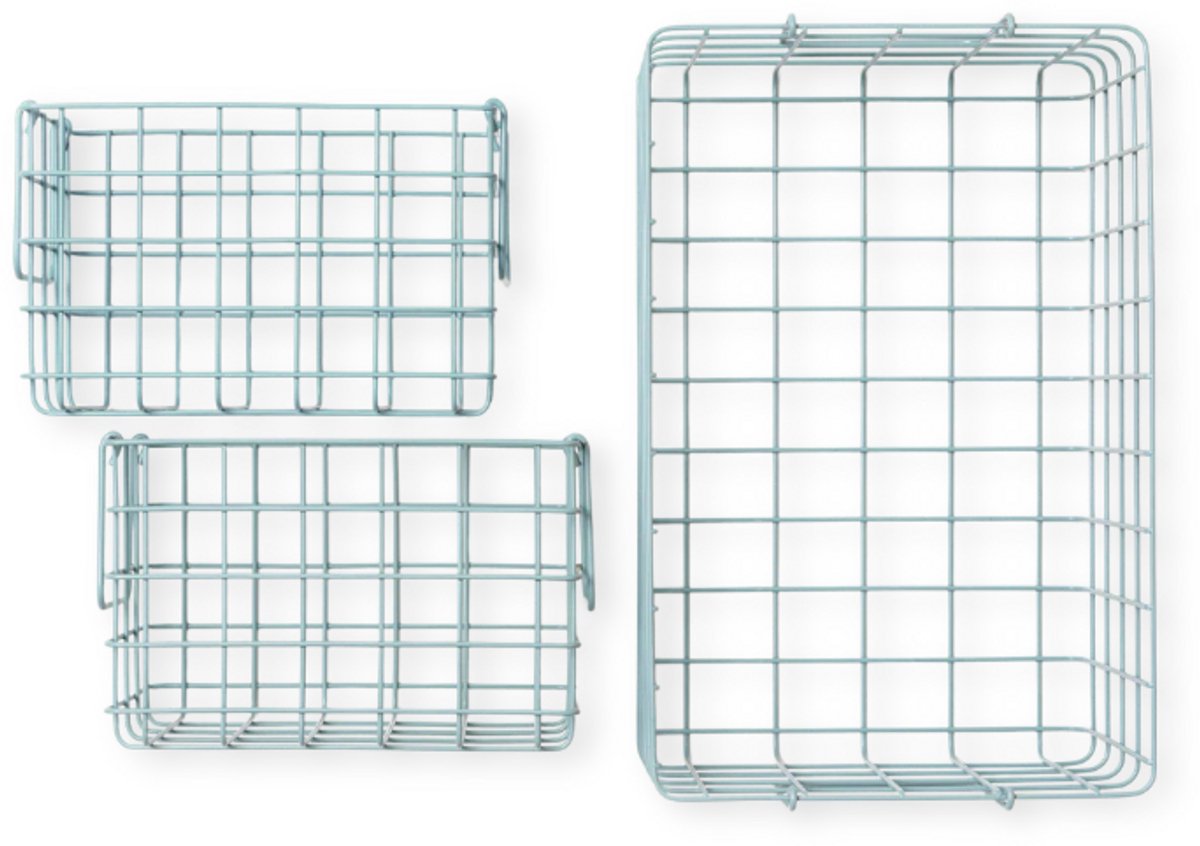 Mustard - Baskets - Manden - Set van 3 - Ocean