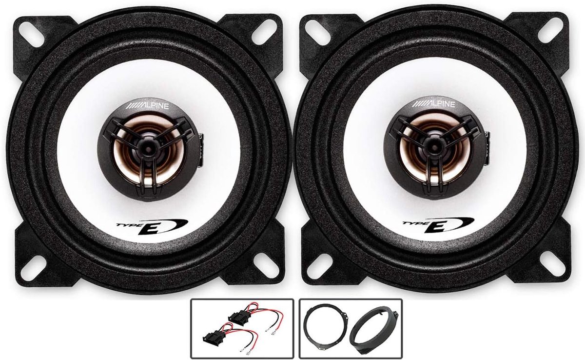 Auto Luidsprekers - Autospeakers Deur - Muziek Luisteren - Krachtige Bas - 4 Inch 10cm