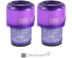 2-pack V11 stofzuigerfilters - vervanging voor Dyson V11 Animal - V11 Torque Drive - V11 Extra - V15 Detect en V15s Detect draadloze stofzuigers. Vergelijkbaar met onderdeelnummer 970013-02.