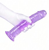 Oneay 3.0cm*16cm Realistische dildo met zuignap, zachte anale dildo, anaalplug, anaalplug met penissimulatie, anaaldilatator voor prostaatmassage, unisex seksspeeltje