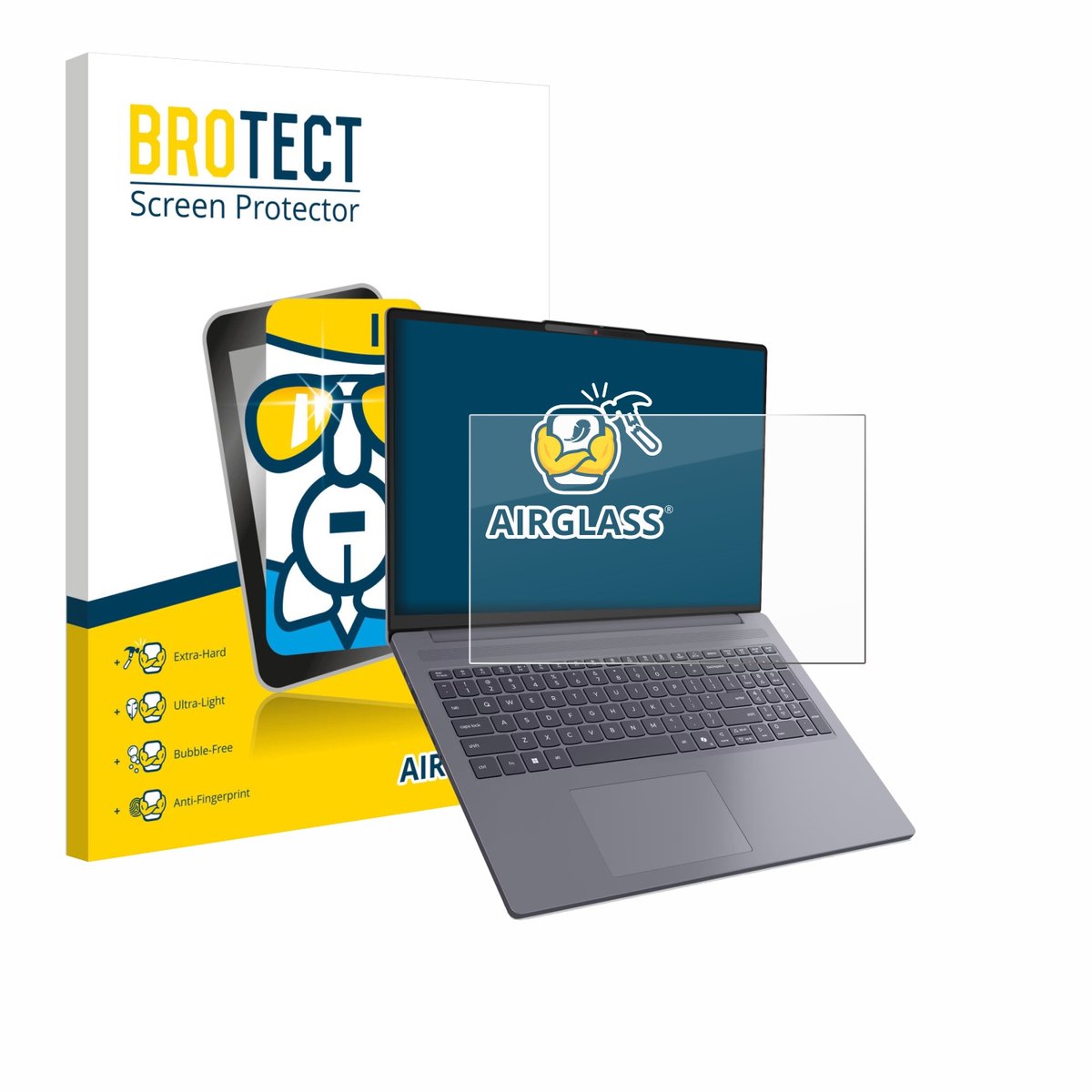 Screenprotector voor Lenovo IdeaPad Slim 3i Gen 11 16" Beschermglas transparant
