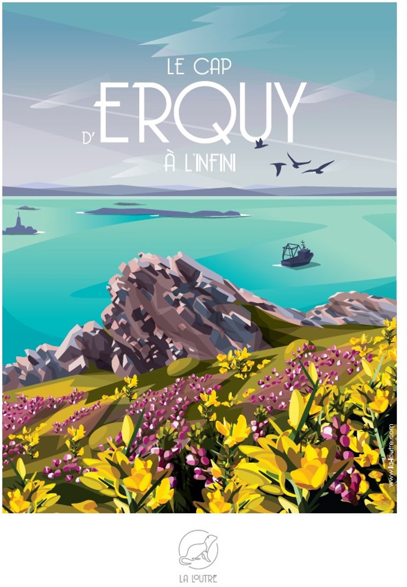 La Loutre puzzel Cap d'ERQUY 1000 stukjes legpuzzel.