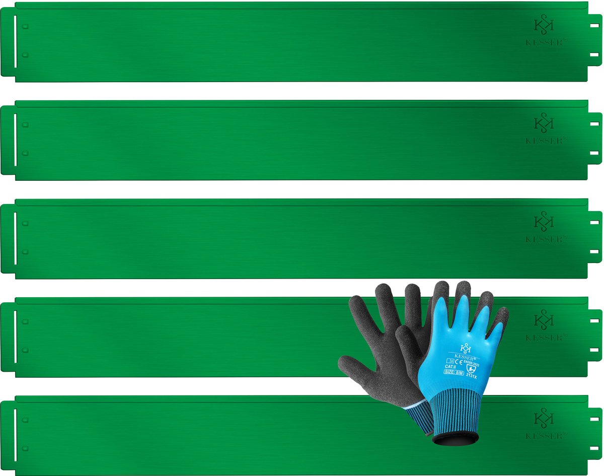 KESSER® Borderrand 5 tot 50 meter Tuinrand Stalen Gazonrand Perkrand