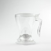 Luxe - Theepot - 2 in 1 - Theepot met filter - Handy brew tea maker - Dubbelwandige theepot - Plexiglas - Theemaker - Speciaal voor - Losse thee - Verse thee - Ijsthee - Kerstpakket - Kerstcadeau