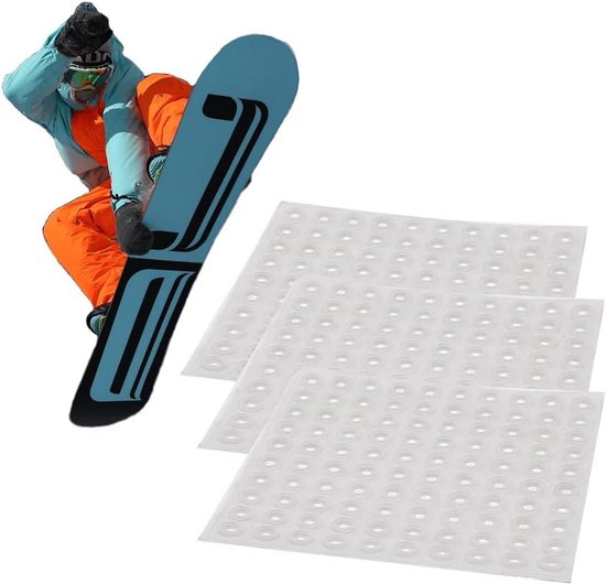 Snowboard Pads - Ski Accessoires - Extra Grip - Antislip Siliconen - 300 Stuks - Blauw