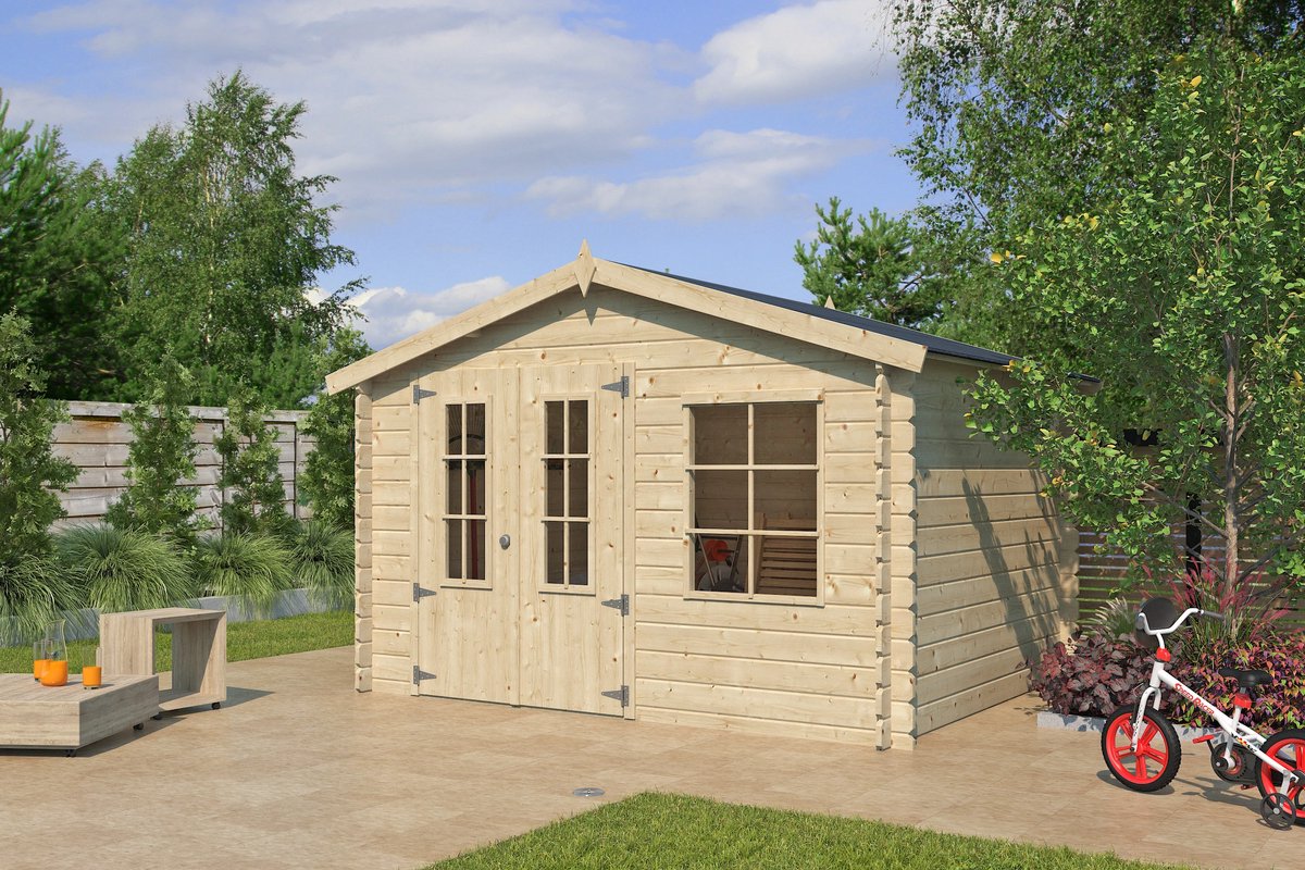 Woodlands Blokhut Base 325 x 265 cm