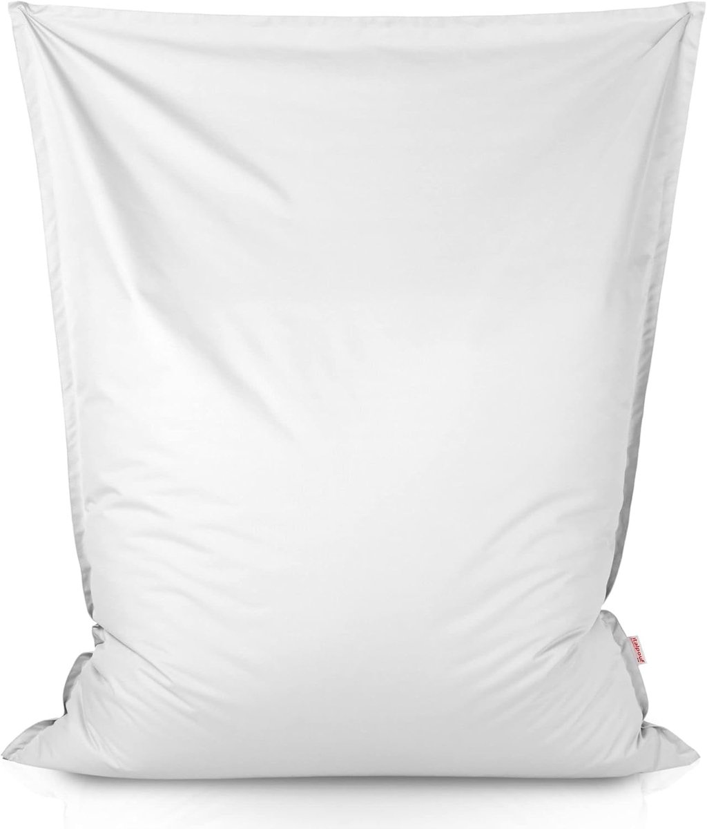 Zitzak Zitkussen - Giant Beanbag - Ultieme Ontspanning - Waterdicht Wasbare Hoes - 21 x 175 x 135 cm - Wit