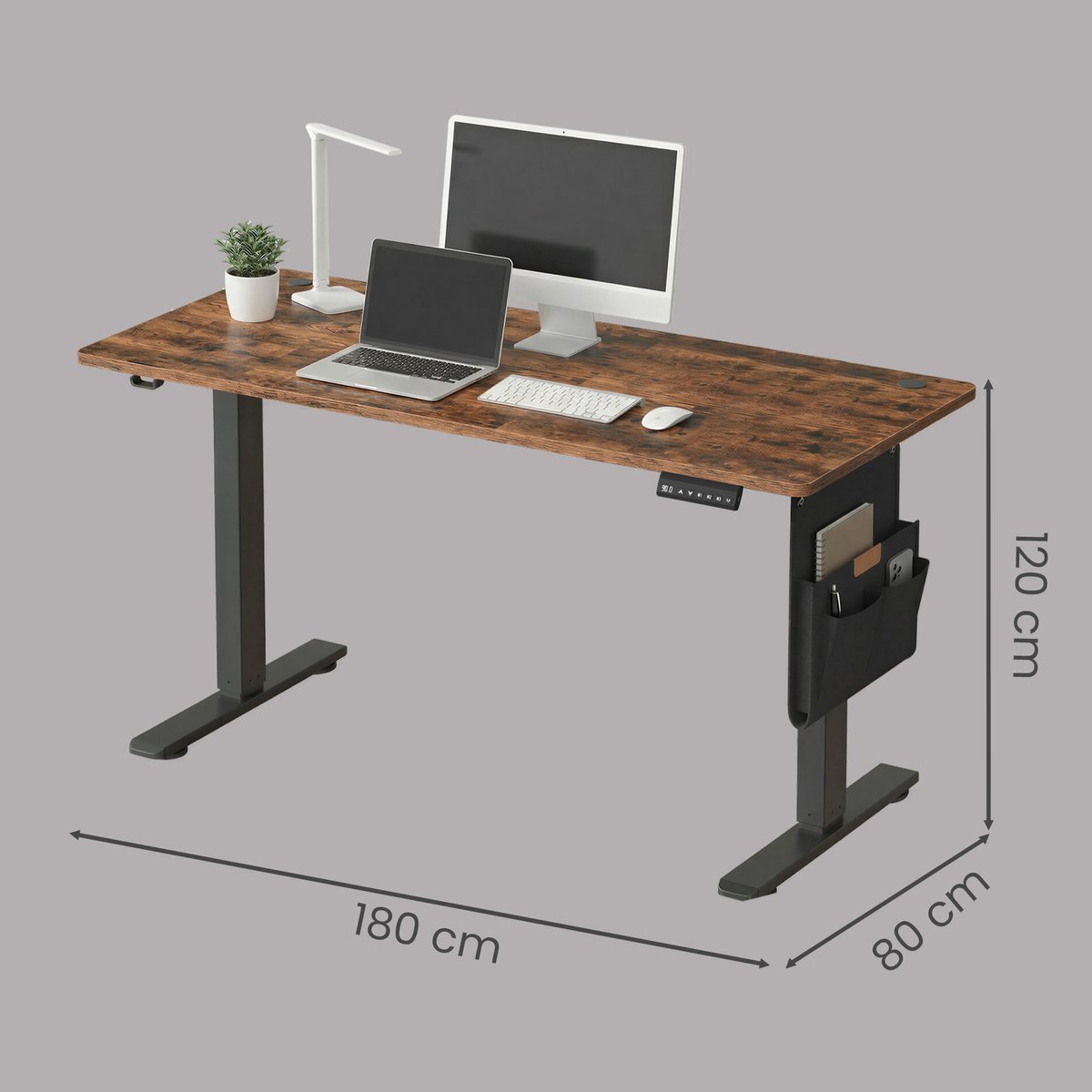 SONGMICS - Bureau - Geheugenfunctie voor 4 Hoogtes thumbnail 2