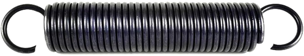 Spanveer Dubbele Haak - Verlengveer - Bevestiging Reparatie - Roestbestendig Verenstaal - 23x150mm