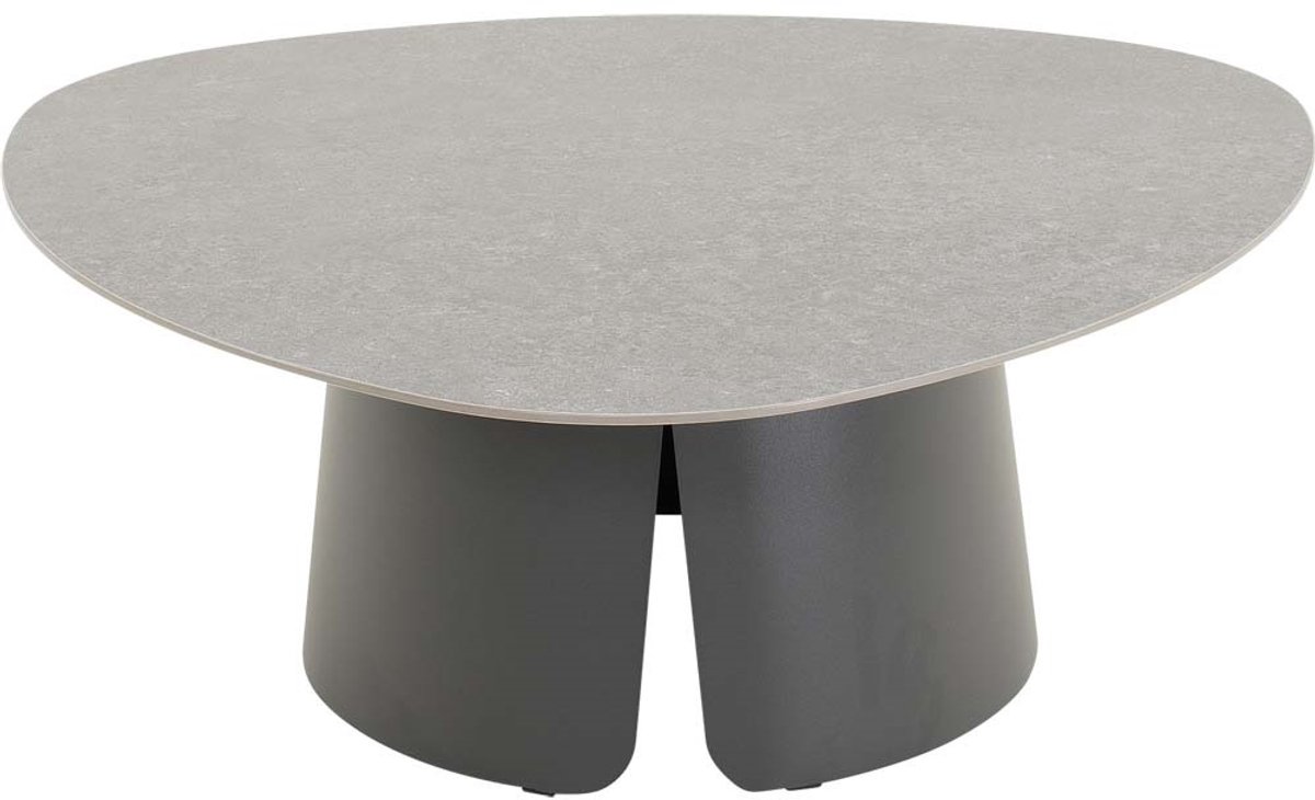 Lesli Living - Sidetable Alva - Antraciet - 97x97x37cm