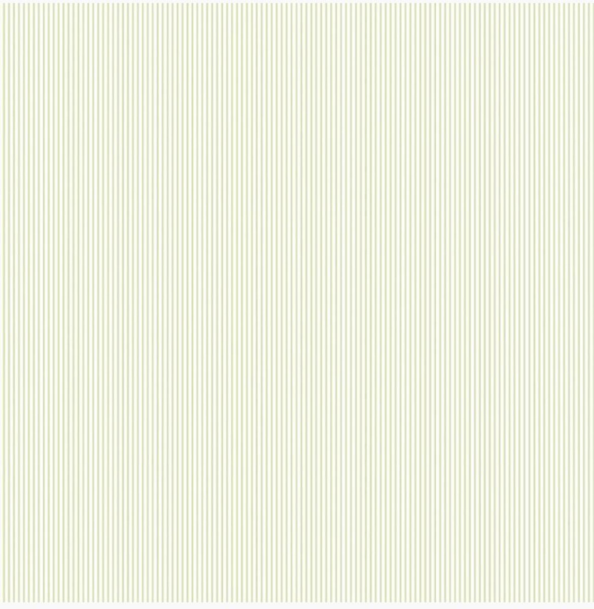 Behang – Scandinavisch behang – Strepen – Lichtgroen - Wit – Smalle strepen – Babykamer – Kinderkamer – Slaapkamer – 0,53 x 10,05 M - Miniatures 2