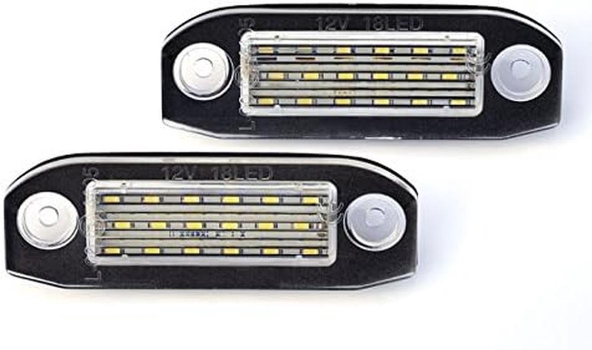 Kentekenplaatverlichting LED - Foutloos Module - Auto Verlichting - E-keurmerk Registratievrij - 8.8 x 6.8 cm - Wit