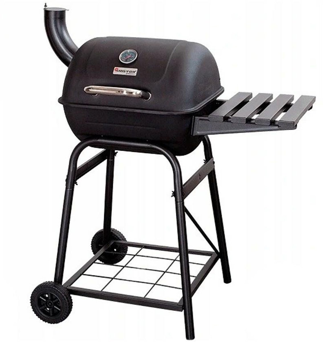 Master Grill MG508 Serie - Houtskool Locomotief BBQ - Thermometer - Rookoven