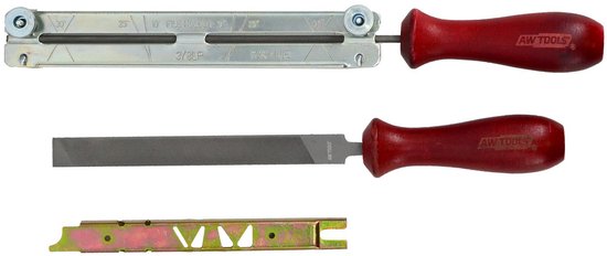 Awtools - Kettingzaag Slijpset - 4,0 mm - Hout Handgreep - Slijpen Prowair van Merkloos	 — afbeelding 2