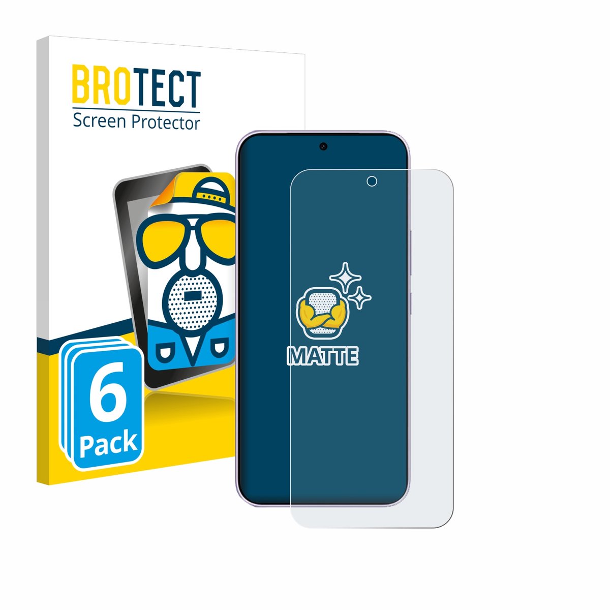 BROTECT - Screenprotector voor Vivo V70 FE - Folie Beschermfolie matte 6 Stuks