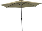 Lesli Living - Push-up parasol Gemini - Groen - Ø300cm