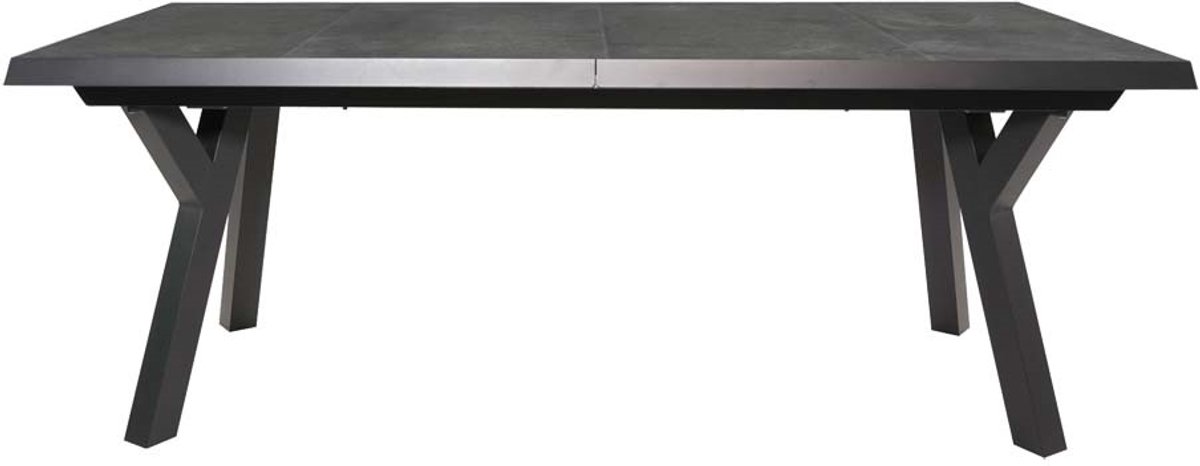 Lesli Living - Tuintafel Murcia - Grijs - 204/264x102cm
