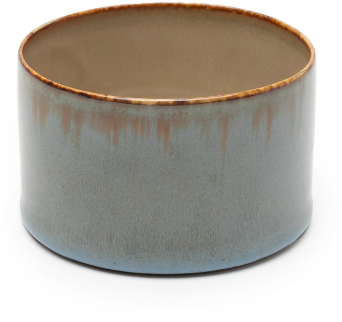 Serax Terres de Rêves Beker - Ø7,5 x H5 - Smokey Blue / Misty Grey - 8 stuks