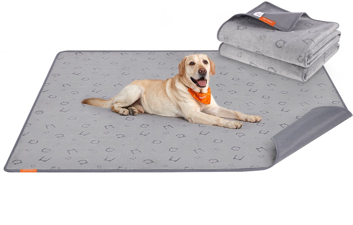 Feandrea - Trainingsmat - Herbruikbare Waterdichte Mat - Antislip en Absorberend