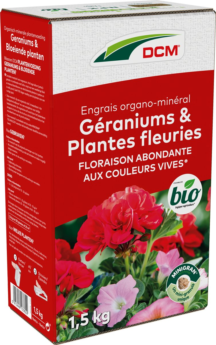 DCM GERANIUM/BLOEIENDE PLANTEN 1,5KG