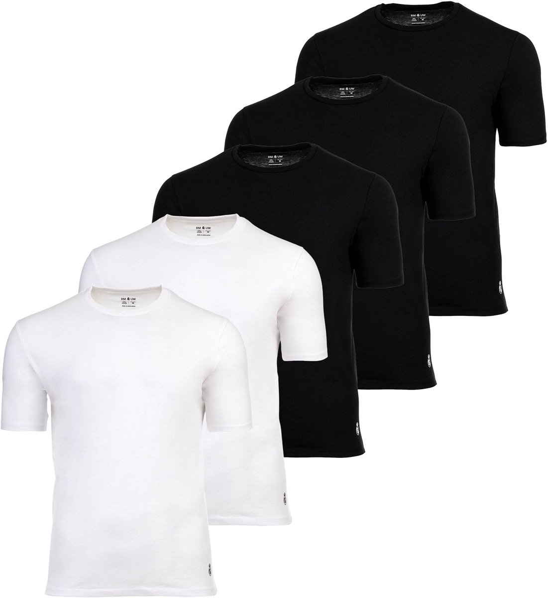 Real Madrid T-shirt RM Undershirt U-Neck 5-Pack Set van 5