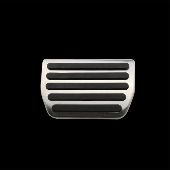 Pedaalhoezen Set - Auto Accessoires - Verbeterde Grip - Antislip Oppervlak - 25 x 10 x 5 cm - Zilver — afbeelding 4
