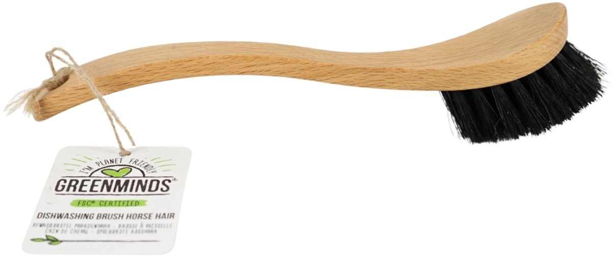 Greenminds Afwasborstel hout paardenhaar