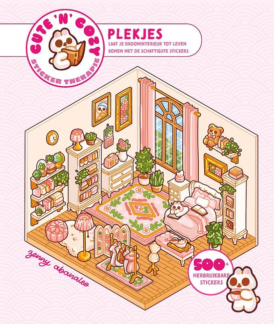 Cute 'n' Cozy Sticker Therapie: Plekjes - cover