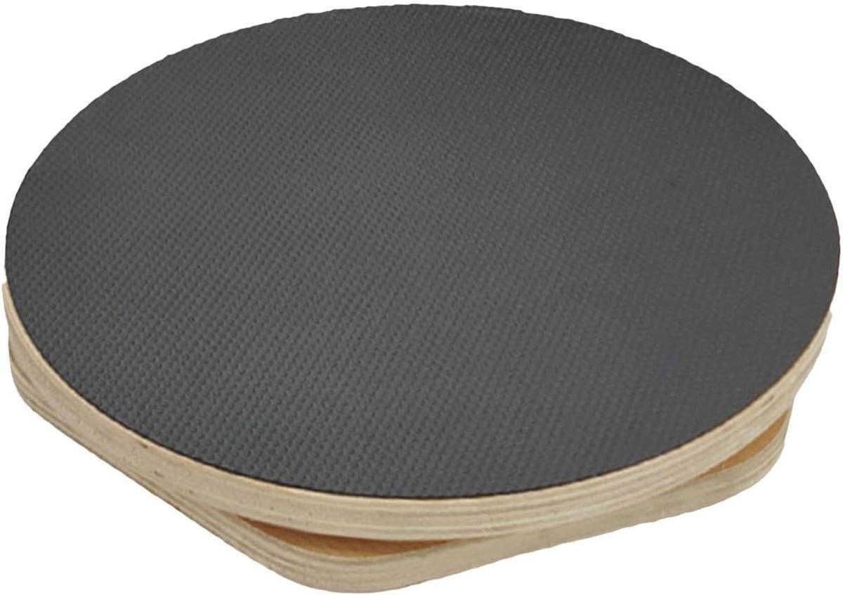 Twist Board - Buikspier trainer - Core training - Houten kern - 30x4 cm - Multicolor
