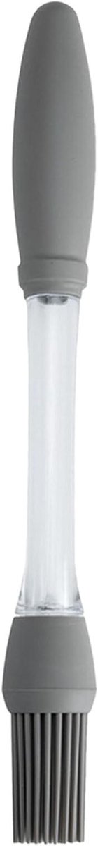 Bakkwast Siliconen - Olie Borstel - BBQ Grillen - Vaatwasser Veilig - 25x5 cm - Zwart