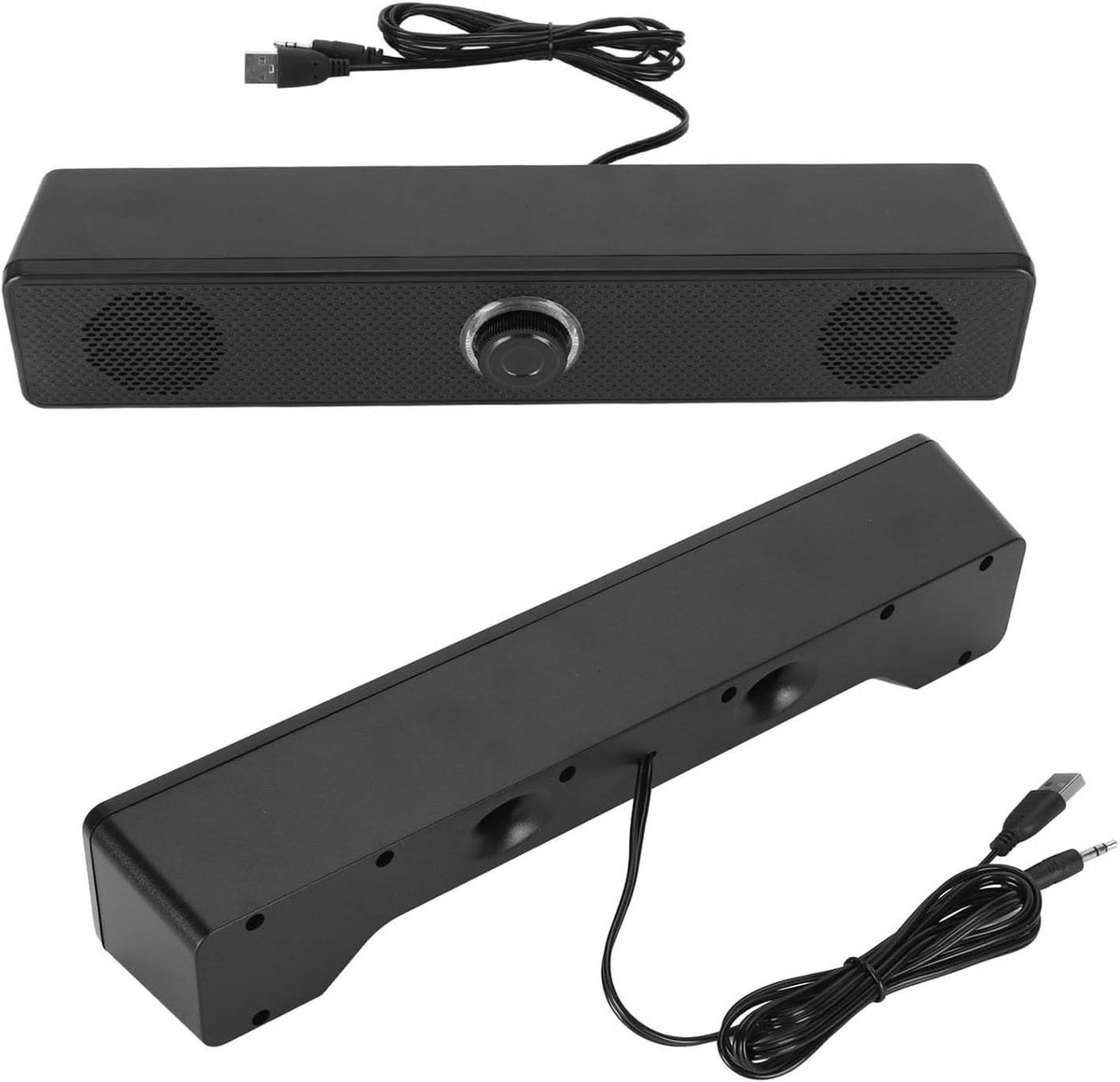 Computer Soundbar - Hifi Luidspreker - Films Muziek Games - Bluetooth 5.0 AUX - 33 x 8 x 7 cm