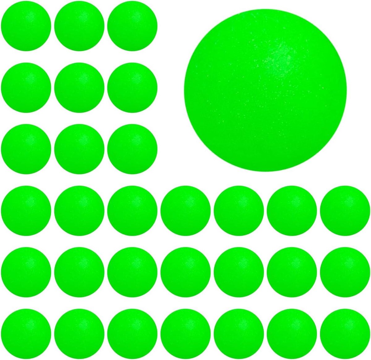 Tafeltennis Ballen - Ping Pong Ballen - Sport Training - Duurzaam PP Materiaal - 30 Stuks - Groen