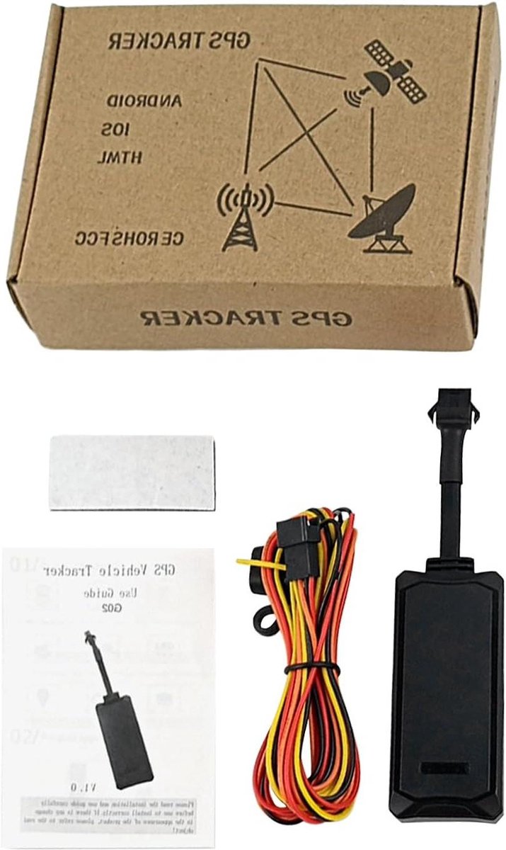 Voertuig Tracker - GPS Volgsysteem - Diefstalbeveiliging - Energiezuinig - 16 x 5 x 3 cm - Zwart