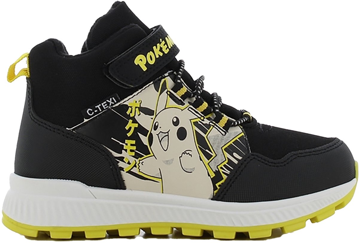 Leomil Pokémon Snowboots kinderen Winterlaarzen voor jongens Warm gevoerde Sneeuwlaarzen Zwart
