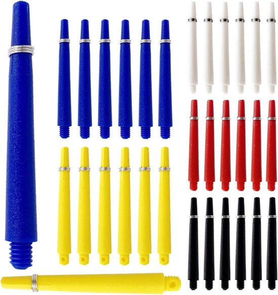 Dartpijlen Set - Dart Accessoires - Indoor Sport - Duurzame Nylon Schachten - 75 Stuks - Kleurrijk — afbeelding 5
